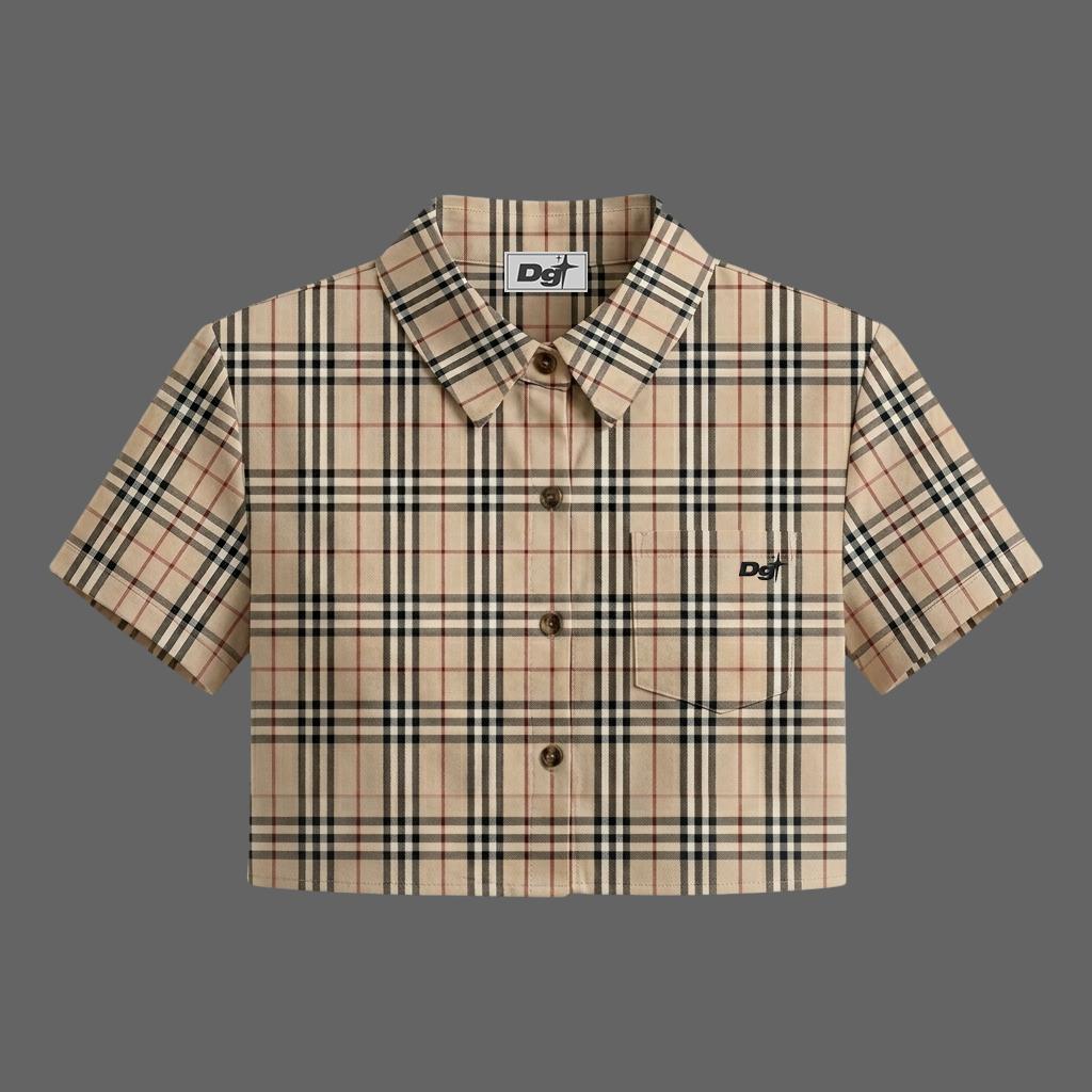 CROP SUMMER POLO