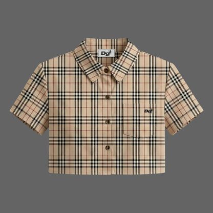 CROP SUMMER POLO