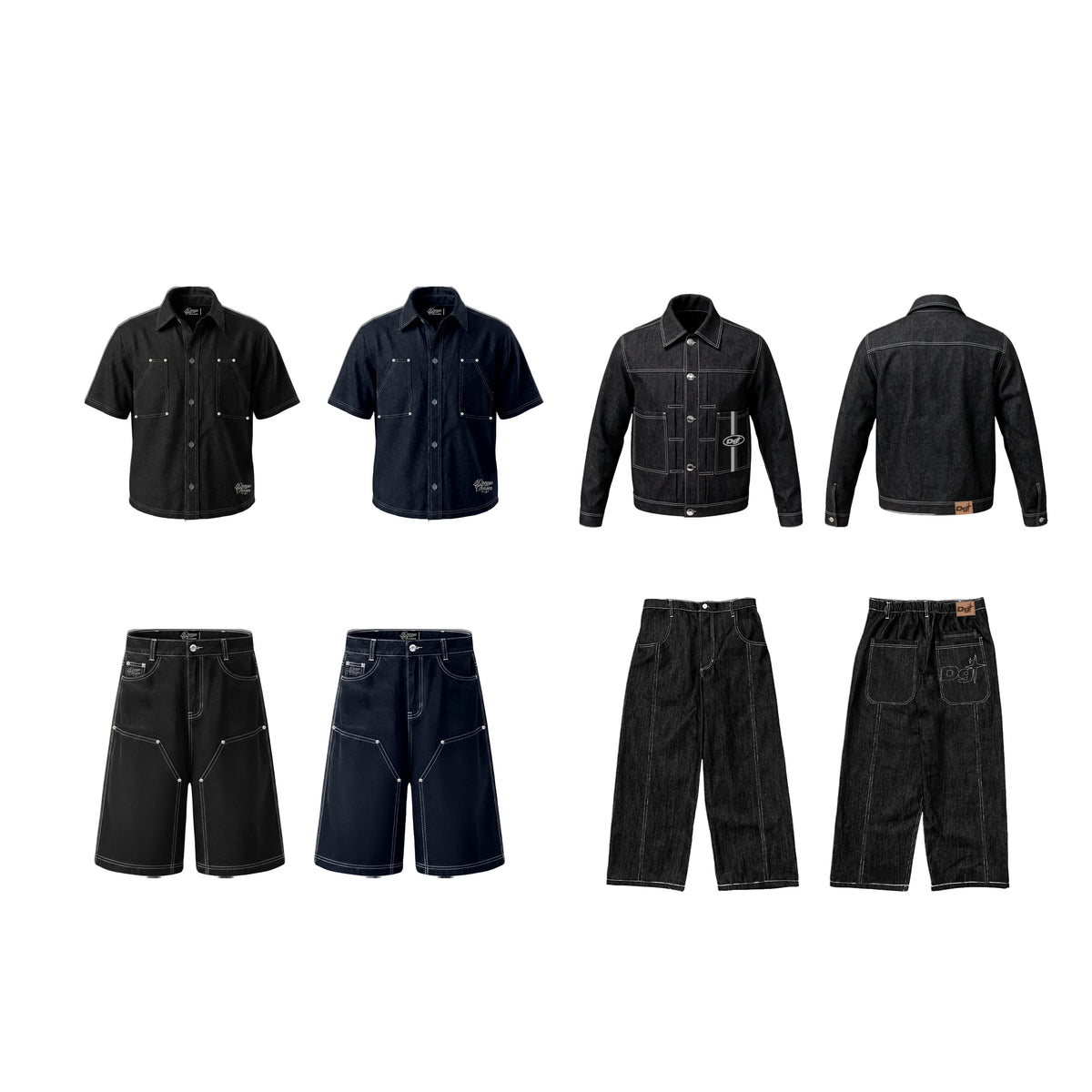 CHASING GREATNESS PREMIUM DENIM SET