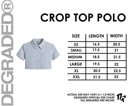 CROP SUMMER POLO
